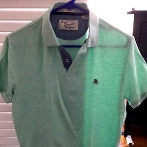 Sea foam green Original Penguin polo